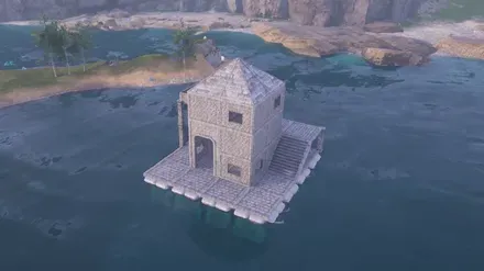 構造物の建築を始める