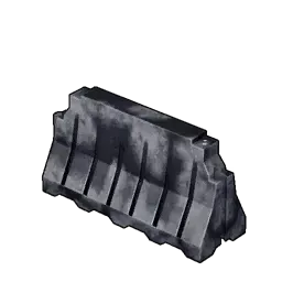 鉄の白色バリケード画像