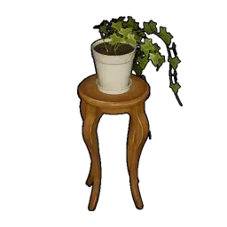イス付き観葉植物画像
