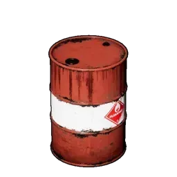 赤色のドラム缶画像