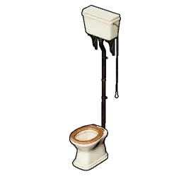 アンティークなトイレ画像