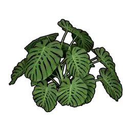 模型の南国の茂み画像