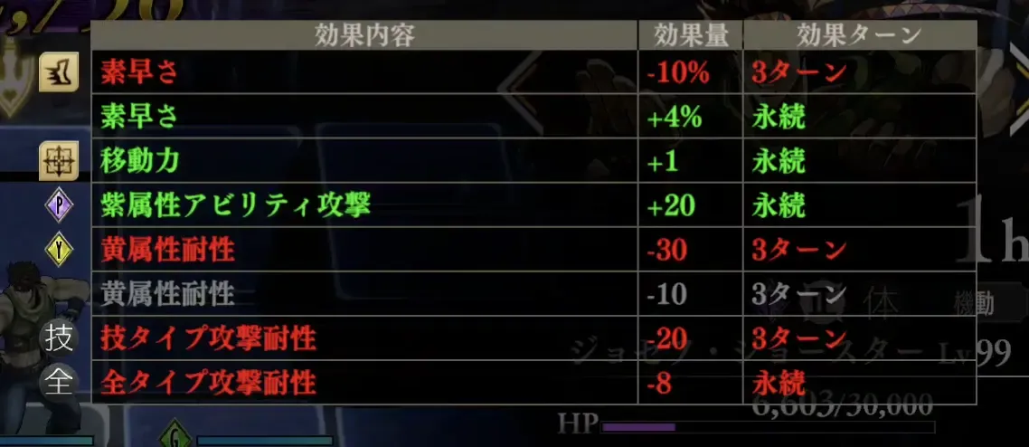 デバフ
