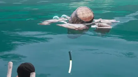 泳ぐ