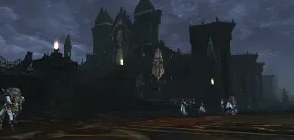 漆黒の城砦_外城門付近