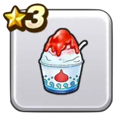 シロップたっぷりかき氷画像