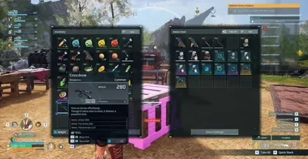 クロスボウを作成しておく