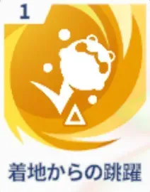 着地からの跳躍画像
