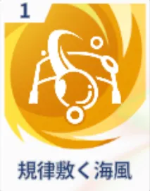 規律敷く海風画像
