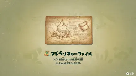 アドベンチャーファイルの説明