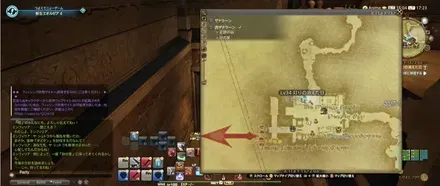 砂の家に入り口から入る