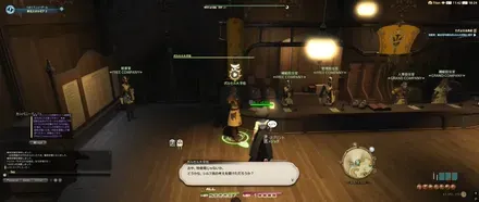 ボルセル大牙佐に話しかける