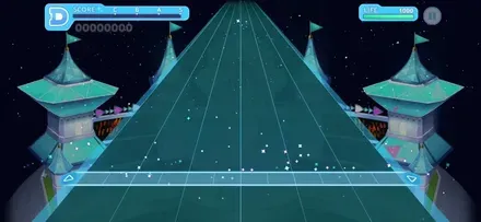 チュートリアルライブのプレイ画面