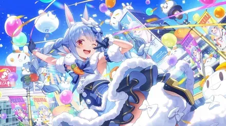 愛嬌たっぷりラビットフィールド 兎田ぺこら