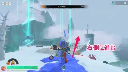右側に進む