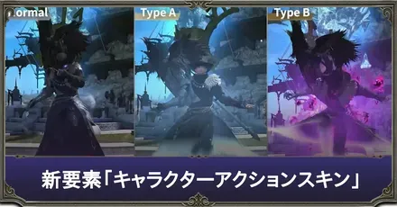 キャラクターアクションスキン