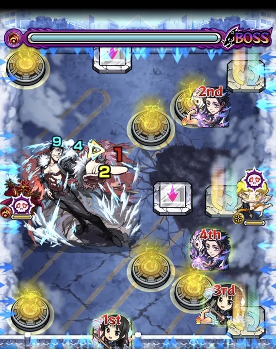 石流龍ボス1クロスドクロ処理後