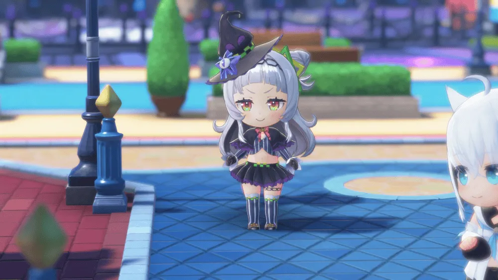 紫咲シオンのデフォルメ
