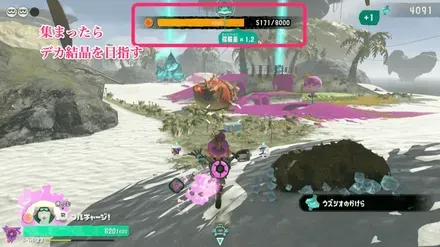イクラを集める