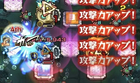 防御ダウン後に共有のザコを攻撃