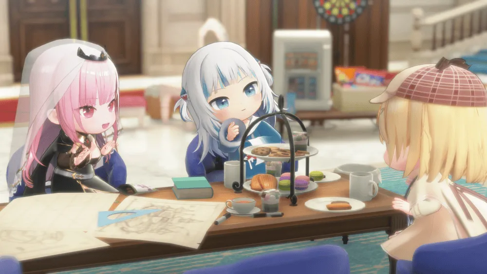 がうるぐらのデフォルメ