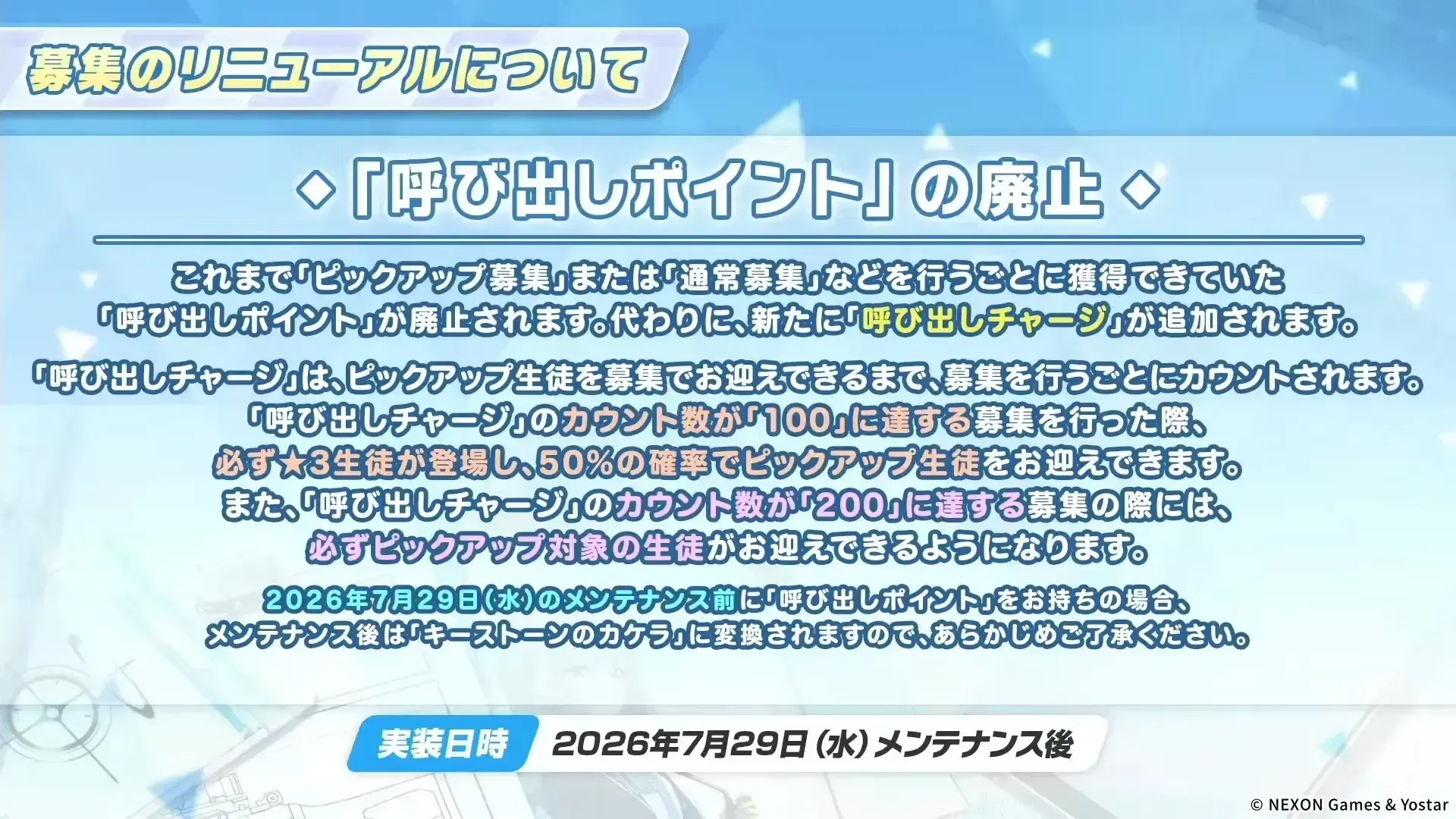 ガチャのリニューアル①