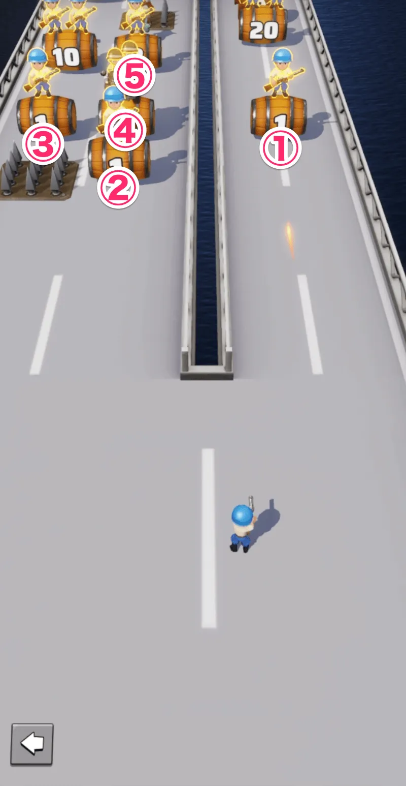 ①