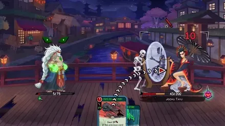 テイルスピナーの戦闘画面
