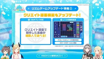 クリエイト譜面アップデート情報