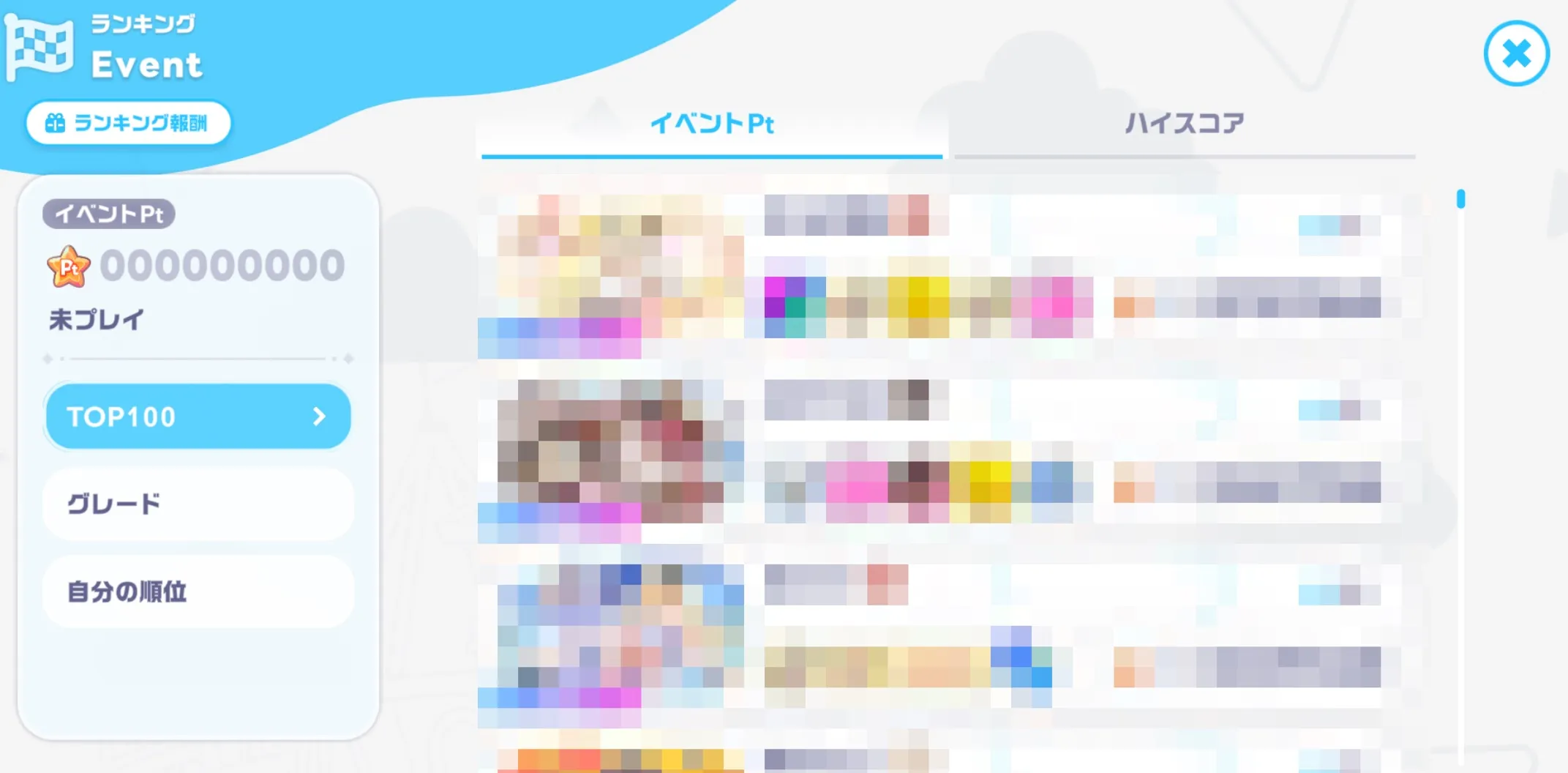 イベントランキング