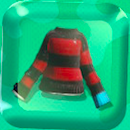 アナアキニット アオソデ