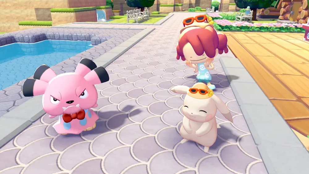 アクセサリーをつけたポケモンたち
