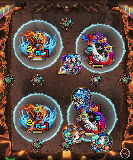 ステージ1のクロスドクロ発動後