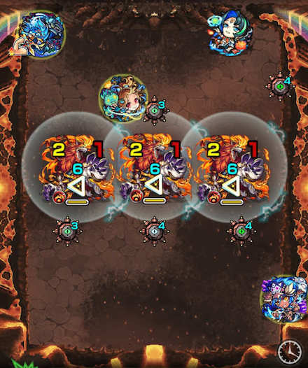 ステージ2のクロスドクロ発動後