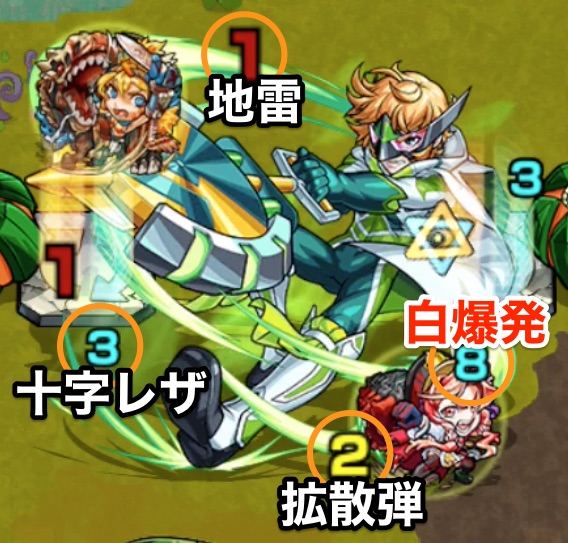 ケビン緑川覚醒前攻撃パターン