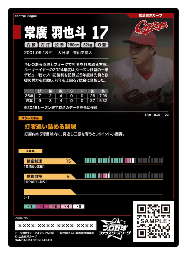 常廣 羽也斗