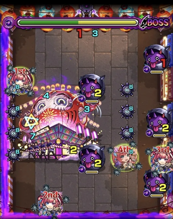 ダルマツリン ステージ