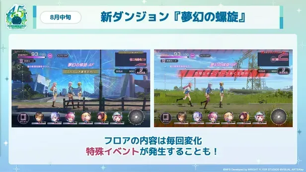 夢幻の螺旋のフロア変化と特殊イベント