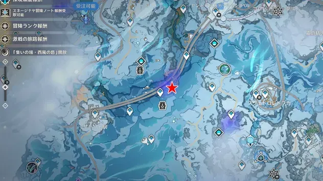 氷結の凍土マップ