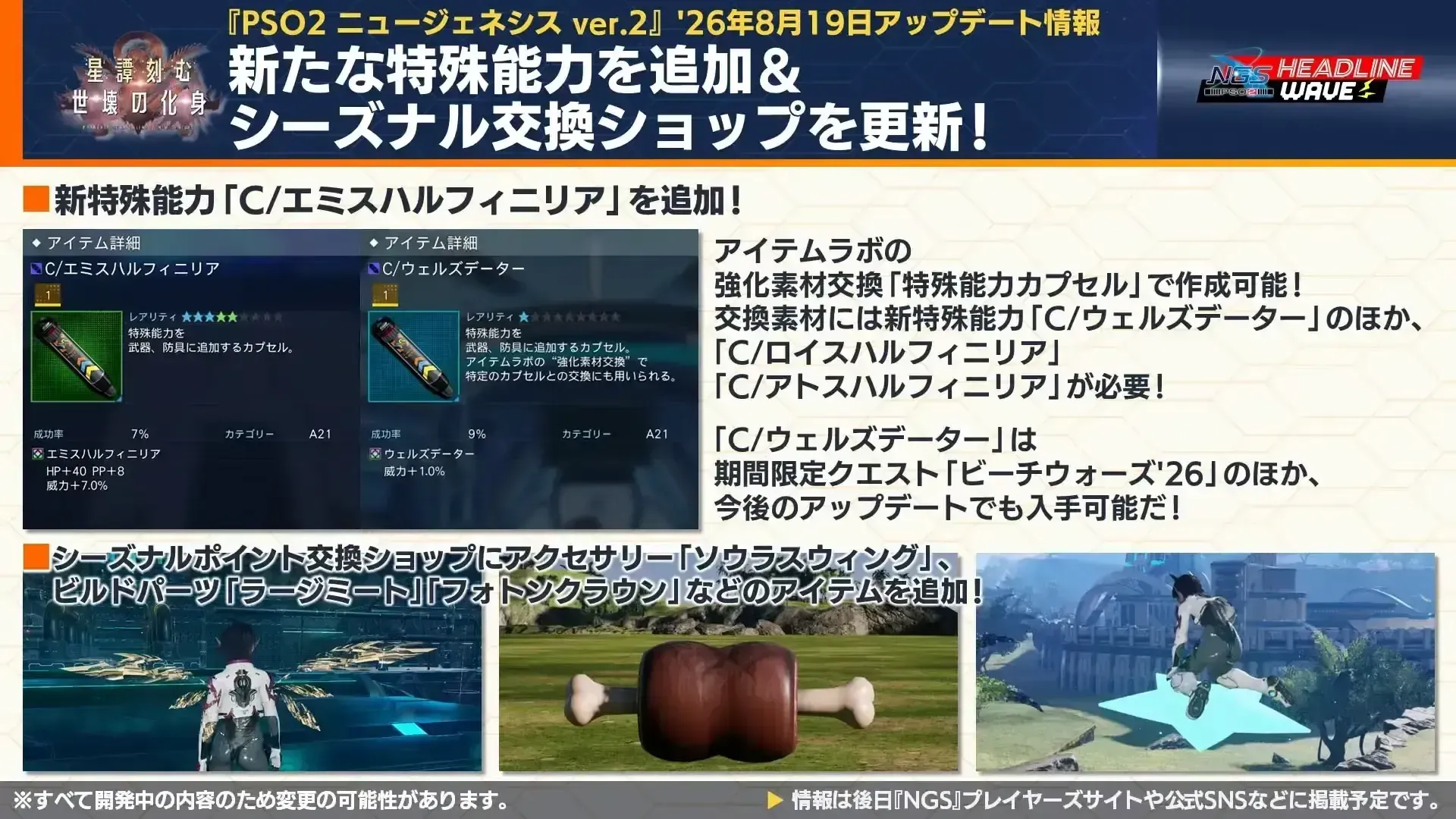 アップデート