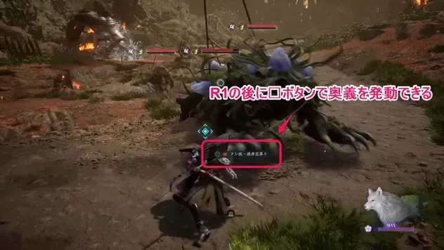 奥義を発動