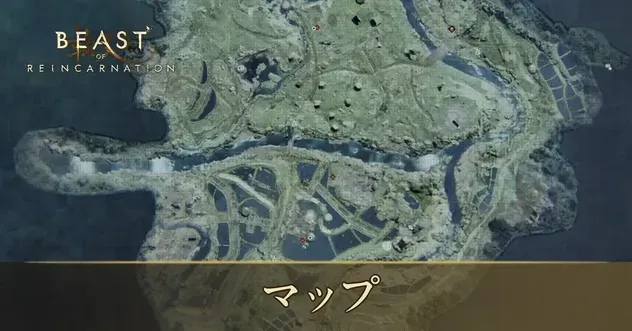 マップ一覧と収集要素