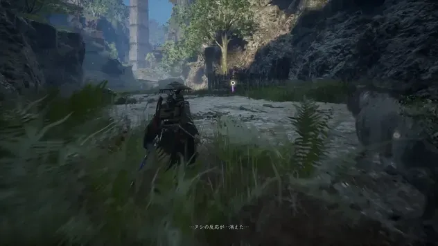道なりに進む