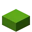 黄緑色のコンクリートのハーフブロック画像