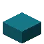 青緑色のコンクリートのハーフブロック画像
