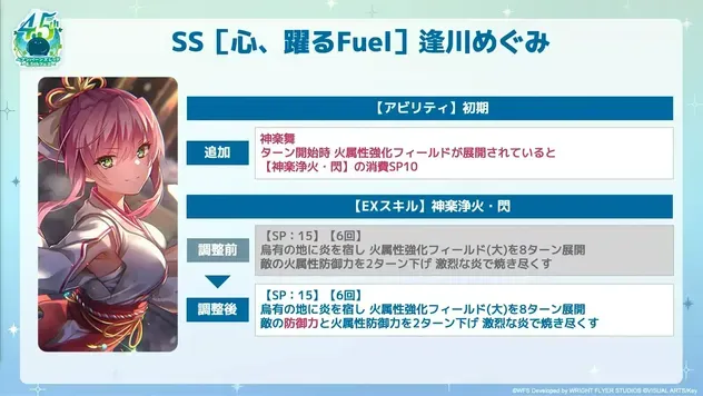 ヘブンバーンズレッド4.5thフェス上方修正