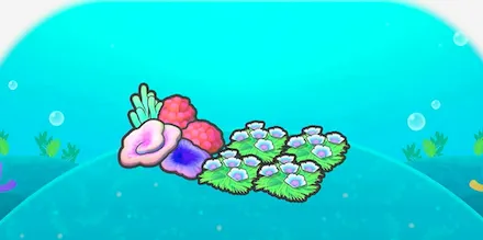 サンゴのゆらゆら花畑画像