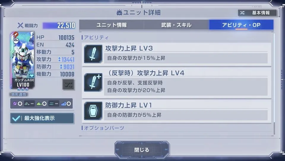 反撃で特に高火力を狙える