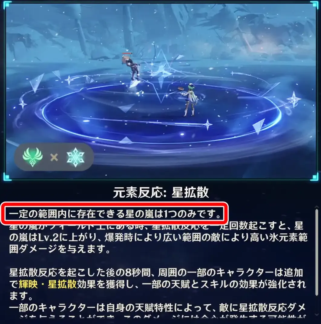 星の嵐ガイド