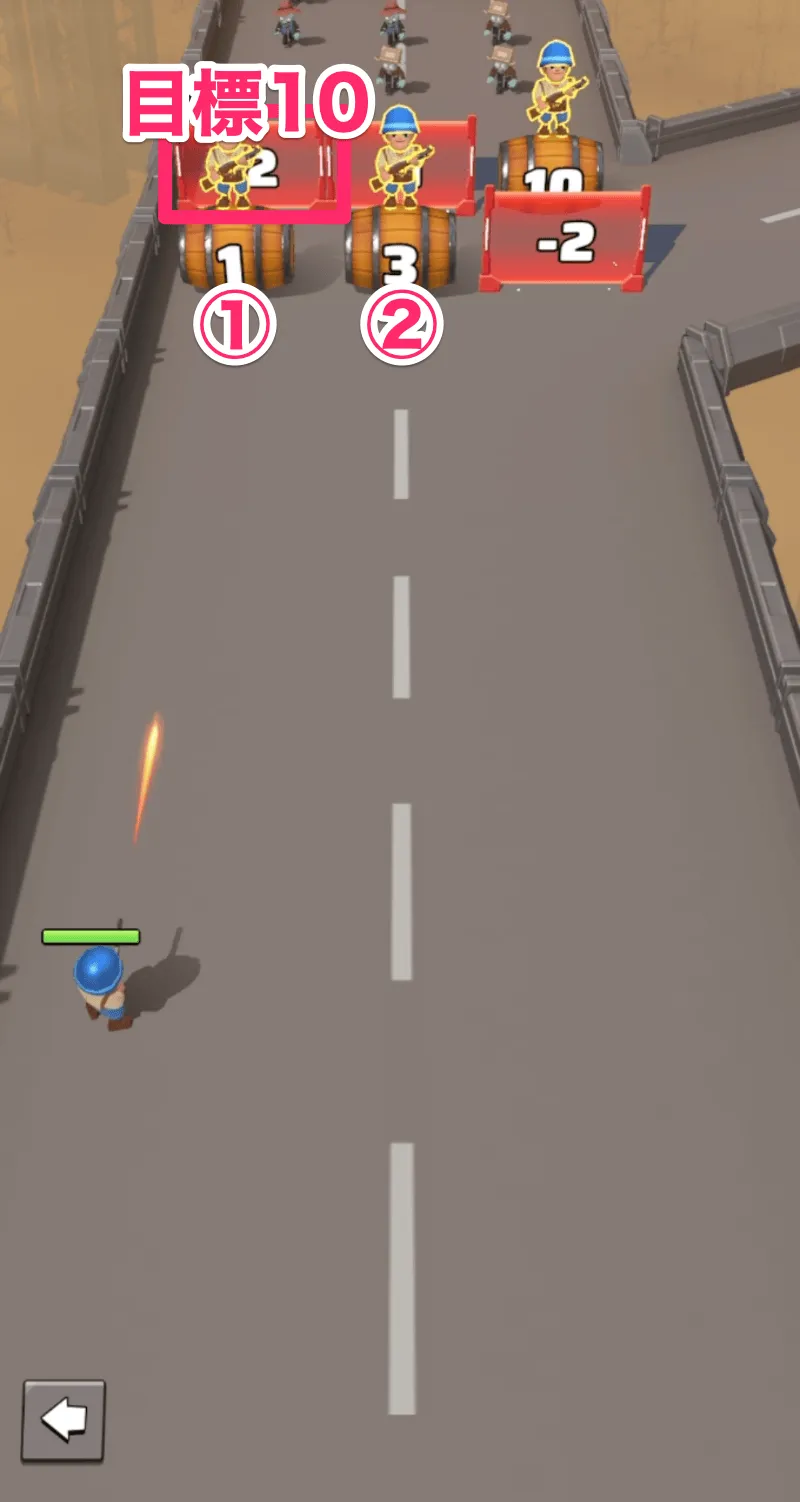 ①